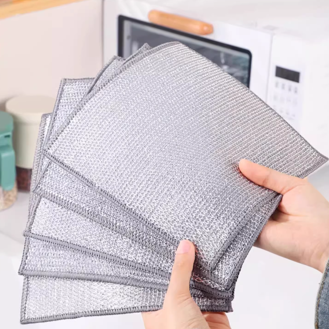 Estropajo Metálico Suave Antigrasa Sin Rayas