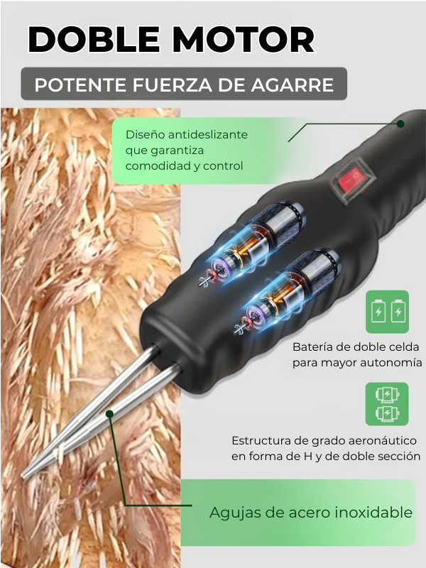 🦃Máquina Desplumadora Eléctrica Para Pollos, Patos y Codornices.