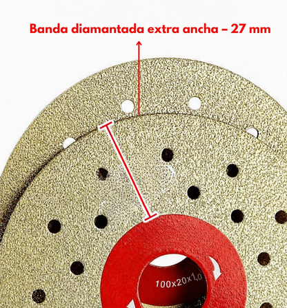 🔥 DISCO DIAMANTADO PREMIUM MULTIFUNCIÓN PARA CORTE Y DESBASTE