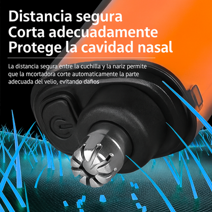 Recortador de Nariz con Pantalla LCD – Batería Recargable y Resistente al Agua