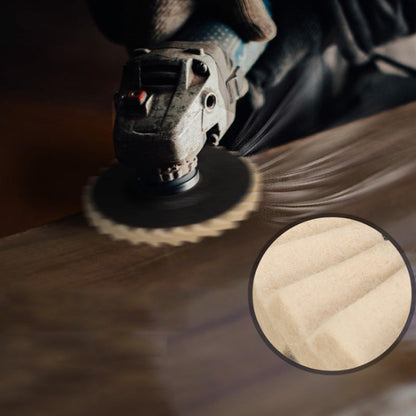 Disco multiuso para pulido y lijado – devuelve el brillo y restaura superficies de hierro, acero, acero inoxidable, madera y vidrio
