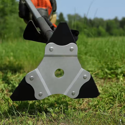 Cuchilla Triangular Dentada 360° para Desbrozadora