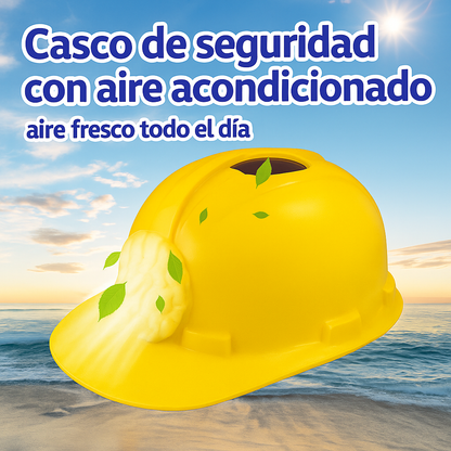 Casco de Seguridad con Aire Acondicionado Solar