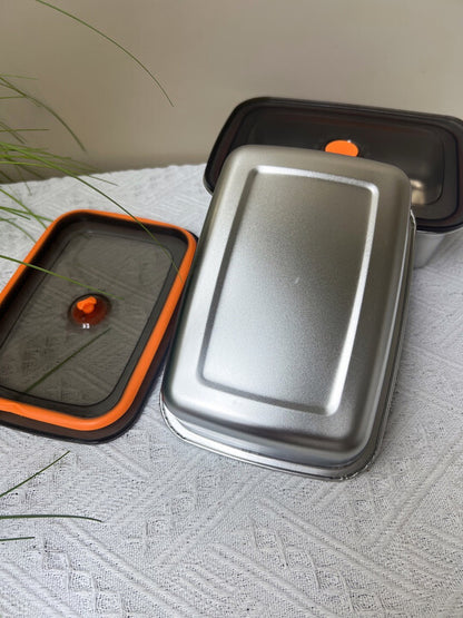 🇪🇸 Recipientes para alimentos de acero inoxidable alemán 316 con tapa al vacío
