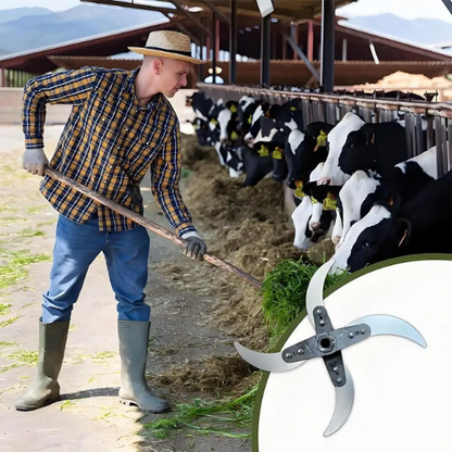 [🎁 Accesorios de instalación gratuitos] Triturador de hierba y verduras para aves y ganado