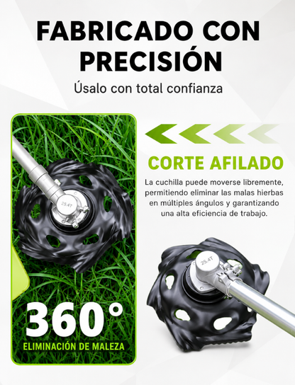 70% DE DESCUENTO | Cuchilla multifuncional de aleación para desbrozadora manual (Accesorios incluidos)