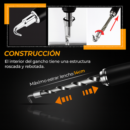 Gancho de atar acero automático – Ahorra esfuerzo, unión segura