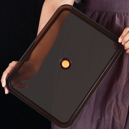 Recipiente hermético multifuncional en acero inoxidable 304 (22x15x6 cm) 🍎