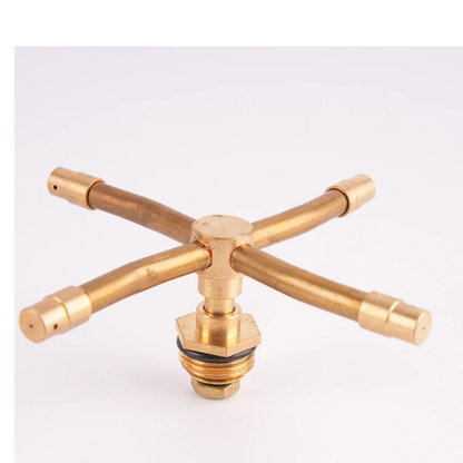 Fuente Giratoria Automática De Latón De 4 Rrazos