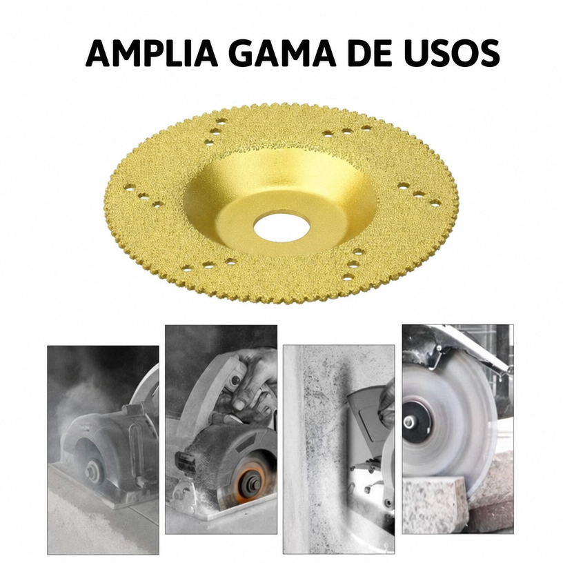 70% DE DESCUENTO | Disco diamantado 5 en 1 – Corta, lija y da forma en pocos segundos.