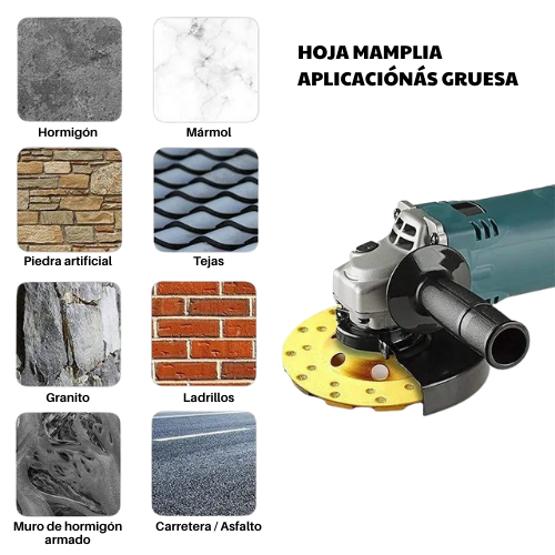 Disco de Diamante para pulir hormigón piedra cemento