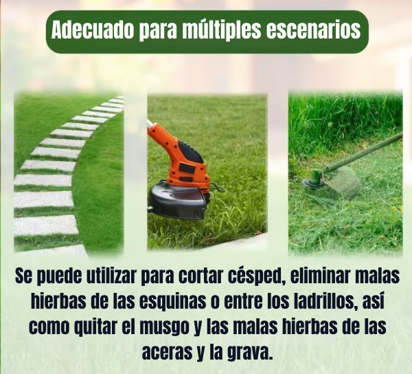 🎄70% DE DESCUENTO | El Cabezal Del Cortacésped Tiene 6 Bordes De Acero Inoxidable