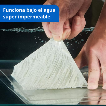 Cinta Butílica con Aluminio – Impermeable, Súper Adhesiva, Duradera 30 Años – (10cm x 5m x 1,2mm)