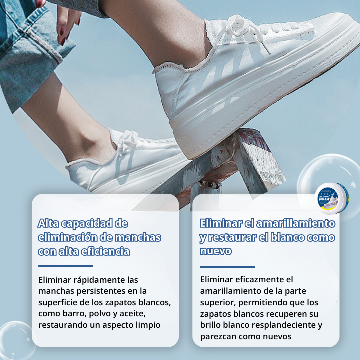 Cera para zapatos que elimina las manchas sin necesidad de agua - herramienta para el cuidado diario del calzado