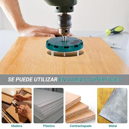 Multifuncional herramienta abreagujeros ajustable - Diámetro de corte: 45-130 mm