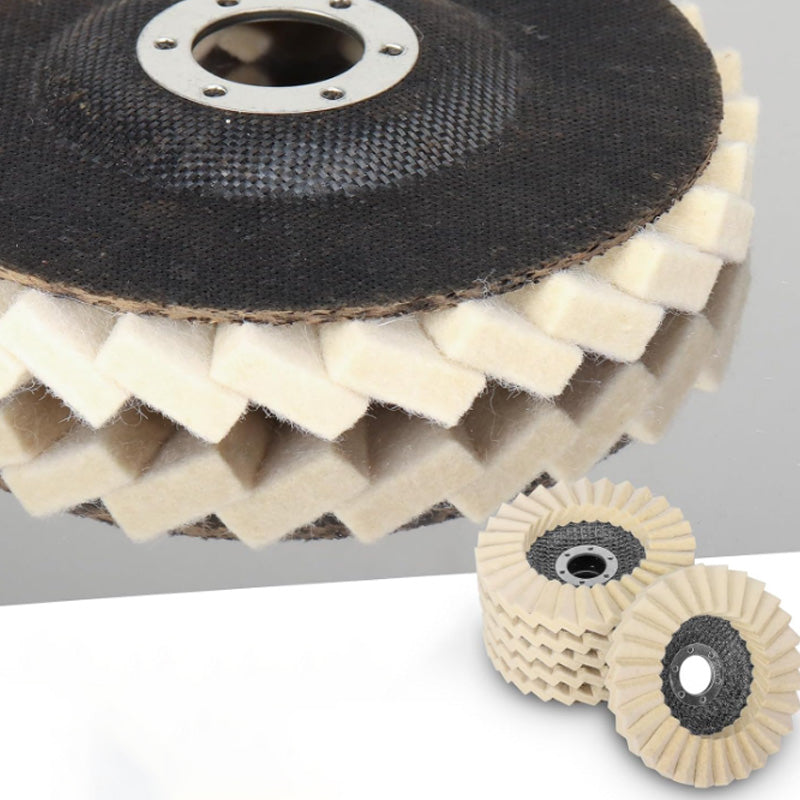 Disco multiuso para pulido y lijado – devuelve el brillo y restaura superficies de hierro, acero, acero inoxidable, madera y vidrio