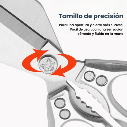 🇪🇸 Tijeras grandes con hoja en forma de diamante, hechas de acero inoxidable macizo importado de Alemania