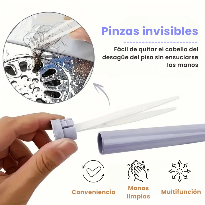 Mini Mop con Cambio de Paño, Diseño de Mango de Empujar-Tirar con Toalla Desechable