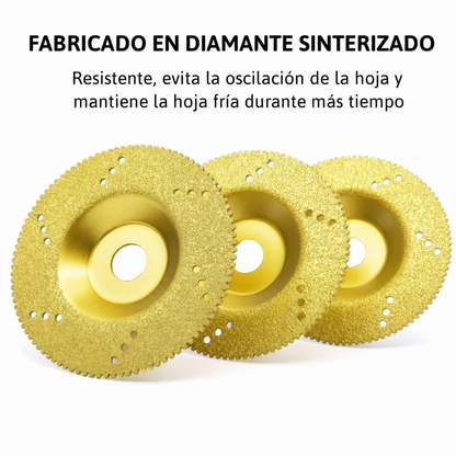 70% DE DESCUENTO | Disco diamantado 5 en 1 – Corta, lija y da forma en pocos segundos.