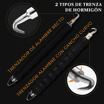 Gancho de atar acero automático – Ahorra esfuerzo, unión segura