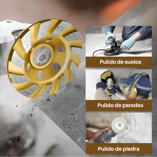 Disco de Diamante para pulir hormigón piedra cemento