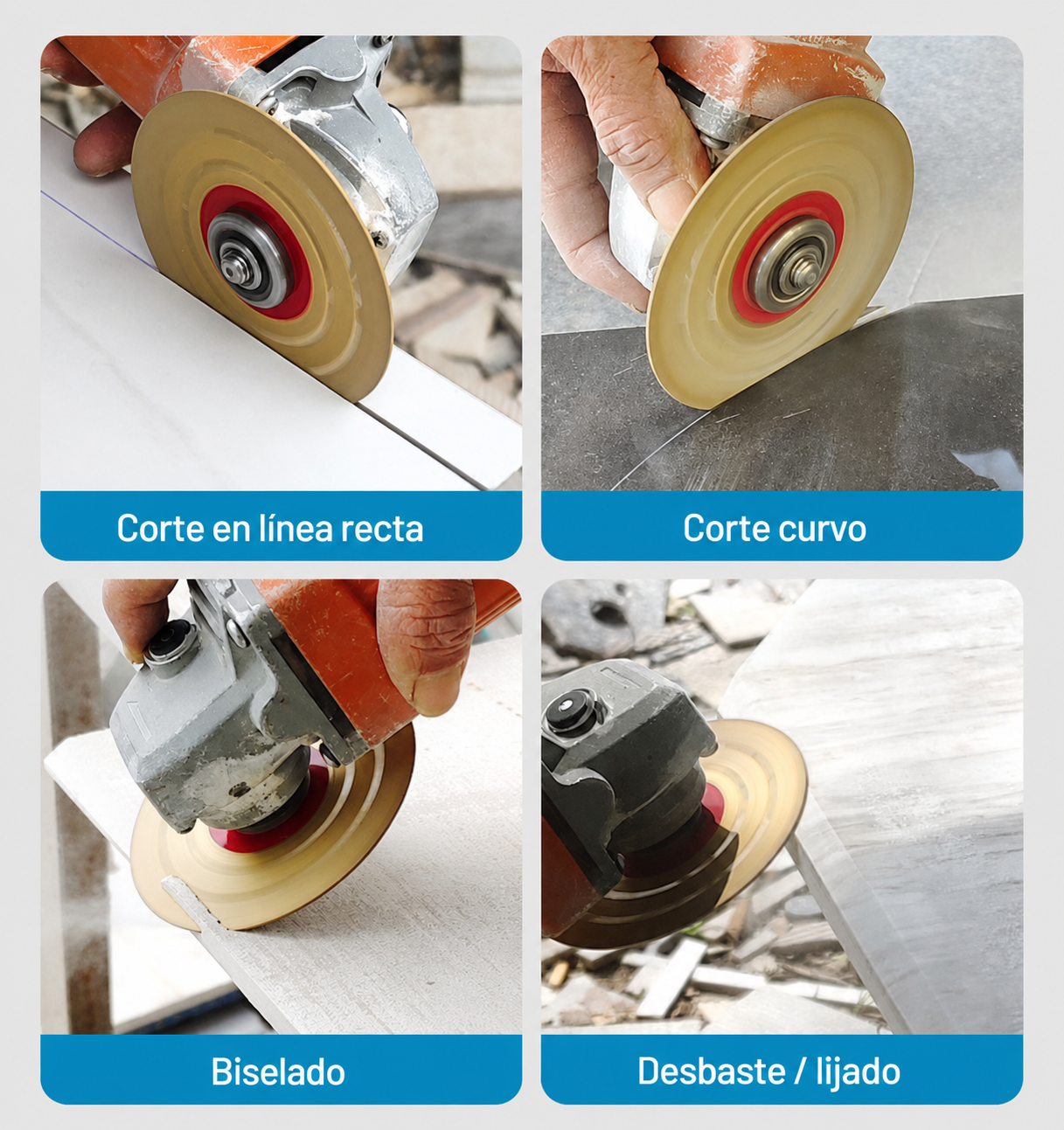 🔥 DISCO DIAMANTADO MULTIFUNCIÓN PREMIUM PARA CORTE Y DESBASTE