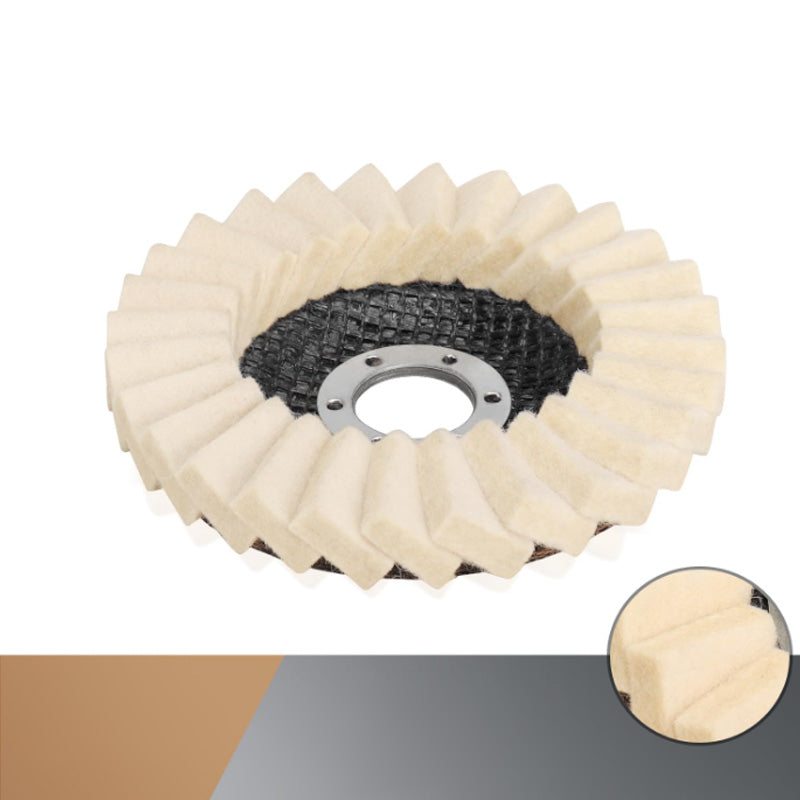 Disco multiuso para pulido y lijado – devuelve el brillo y restaura superficies de hierro, acero, acero inoxidable, madera y vidrio