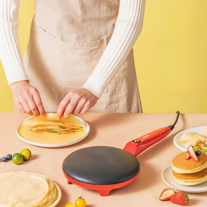 Sartén multifuncional para sumergir masa para hacer pancakes con una potencia de 600w