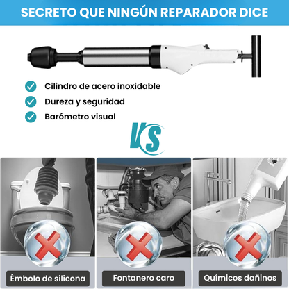 Desatascador De Desagües De Alta Presión Ultra Burst (LTT)