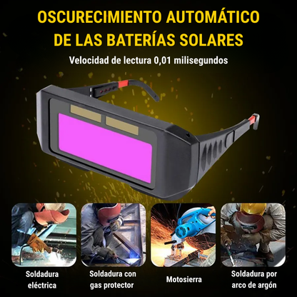 🇪🇸 Gafas de soldadura inteligentes con oscurecimiento automático 0,01 ms
