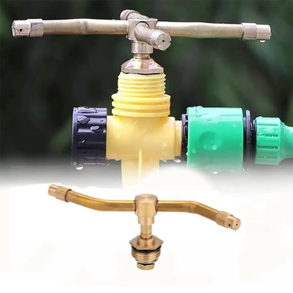 Fuente Giratoria Automática De Latón De 4 Rrazos