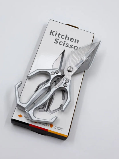 🇪🇸 Tijeras grandes con hoja en forma de diamante, hechas de acero inoxidable macizo importado de Alemania