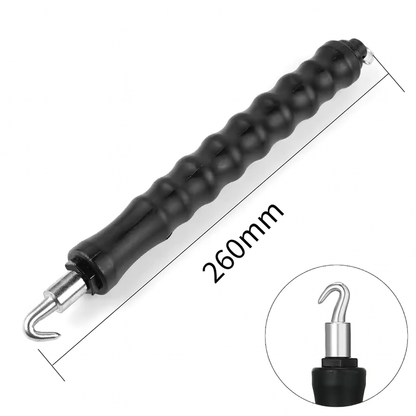 Gancho de atar acero automático – Ahorra esfuerzo, unión segura