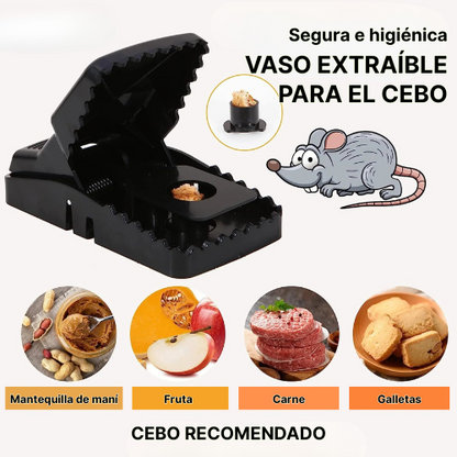 Trampa para ratones - Trampa resistente - Dura hasta 10 años