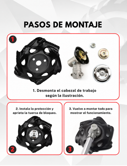 70% DE DESCUENTO | Cuchilla multifuncional de aleación para desbrozadora manual (Accesorios incluidos)