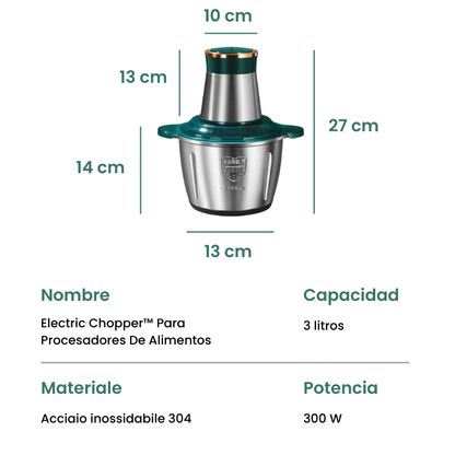 Electric Chopper™ Para Procesadores De Alimentos
