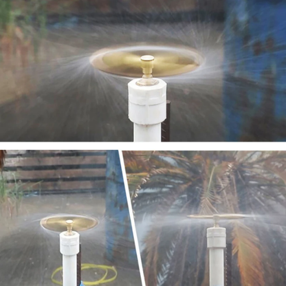 Fuente Giratoria Automática De Latón De 4 Rrazos