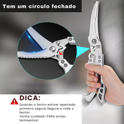 Tesoura de osso de aço carbono inoxidável de alta qualidade ✂