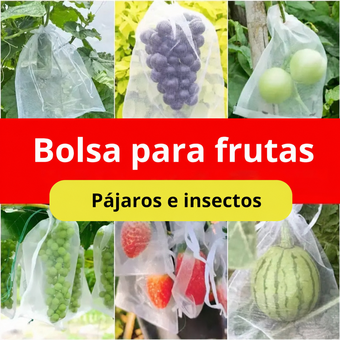 70% DE DESCUENTO | Bolsas de Malla Transpirables y Reutilizables para Proteger Frutas y Verduras – Protección contra Insectos, Moscas de la Fruta y Pájaros