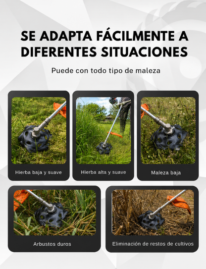 70% DE DESCUENTO | Cuchilla multifuncional de aleación para desbrozadora manual (Accesorios incluidos)