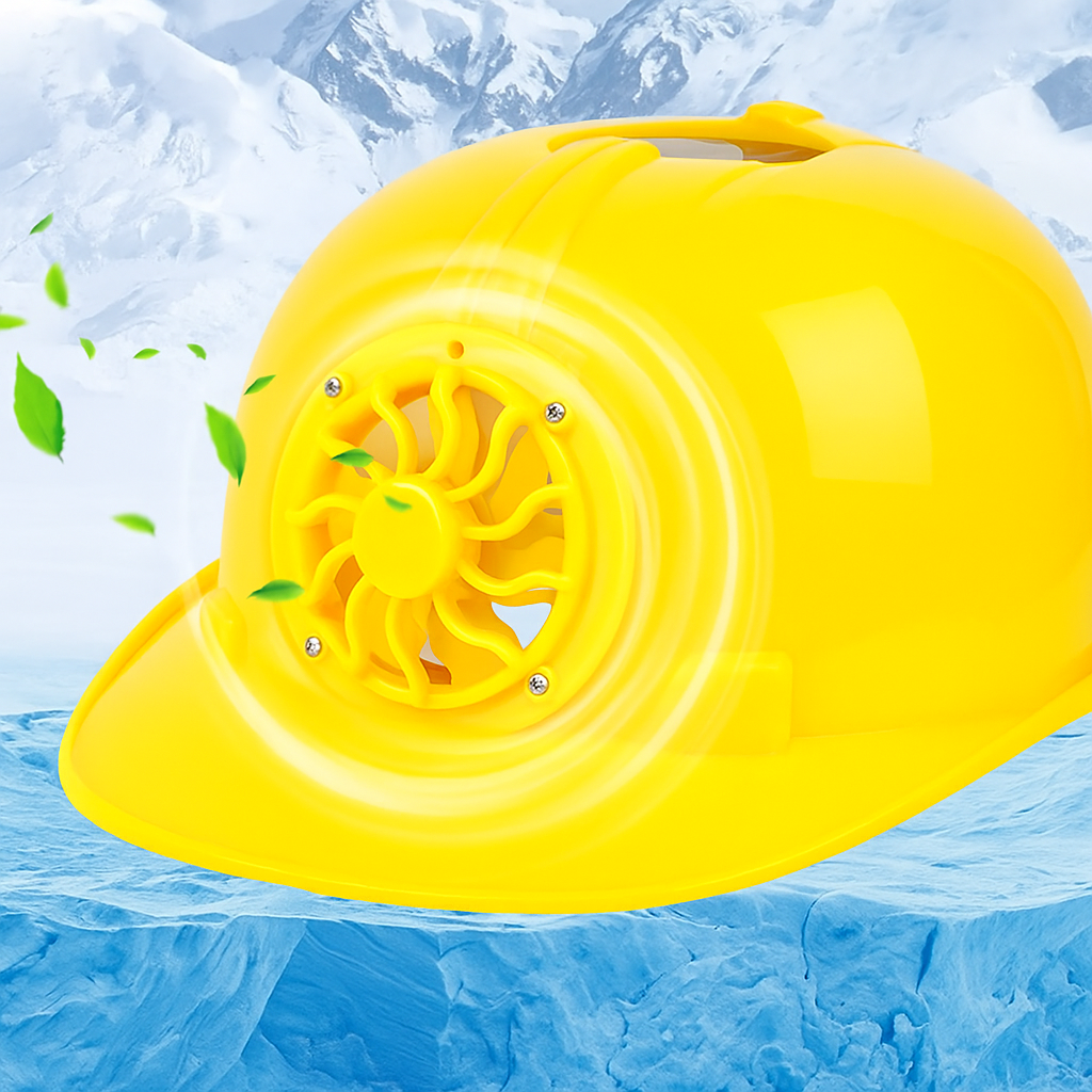Casco de Seguridad con Aire Acondicionado Solar