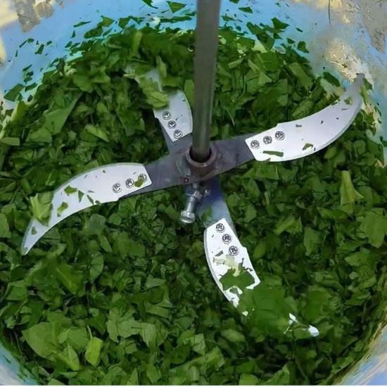 [🎁 Accesorios de instalación gratuitos] Triturador de hierba y verduras para aves y ganado