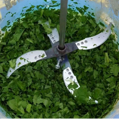 [🎁 Accesorios de instalación gratuitos] Triturador de hierba y verduras para aves y ganado