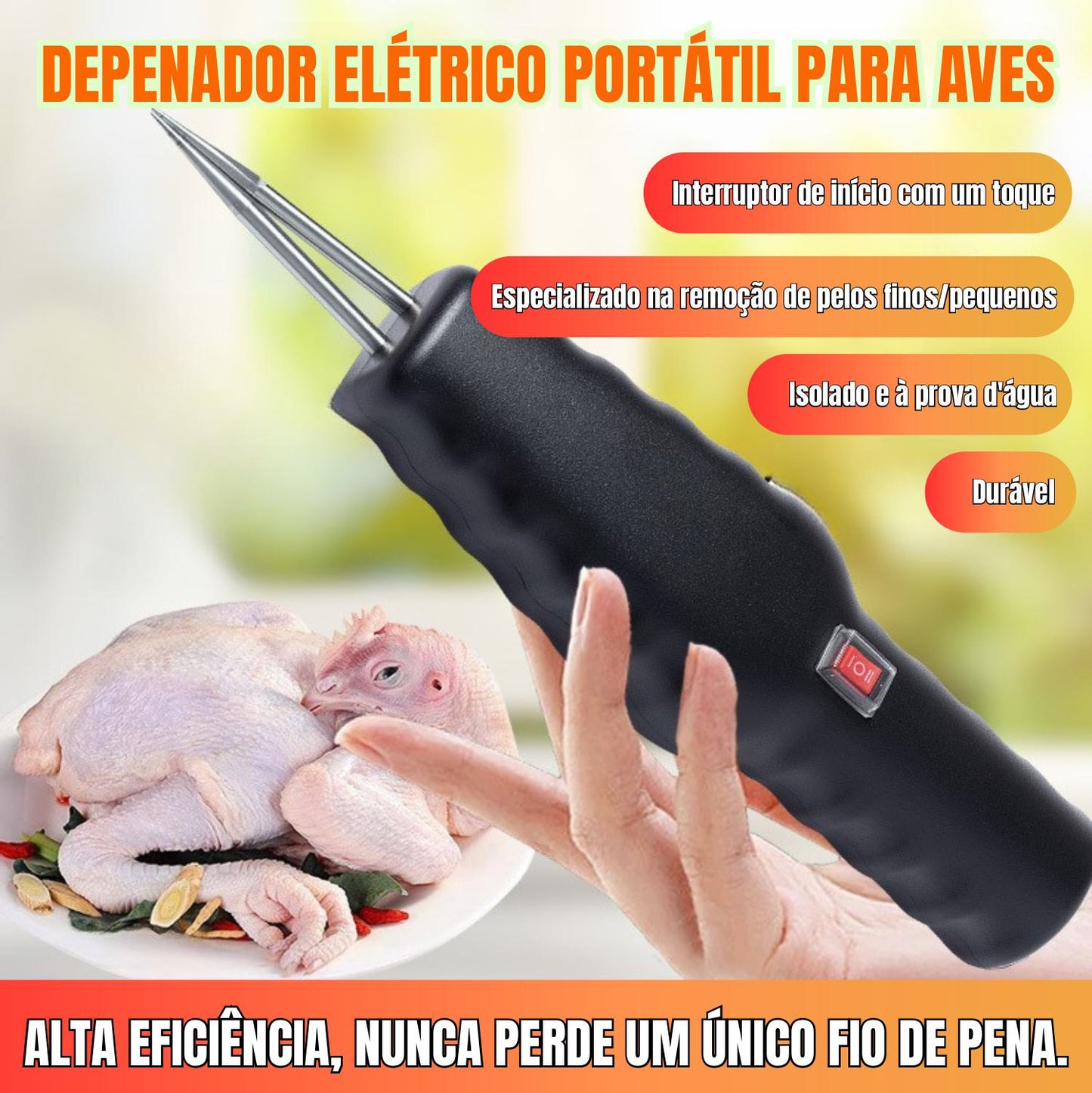 Desplumadora automática de aves - ⏰ Ahorra 3 veces más tiempo