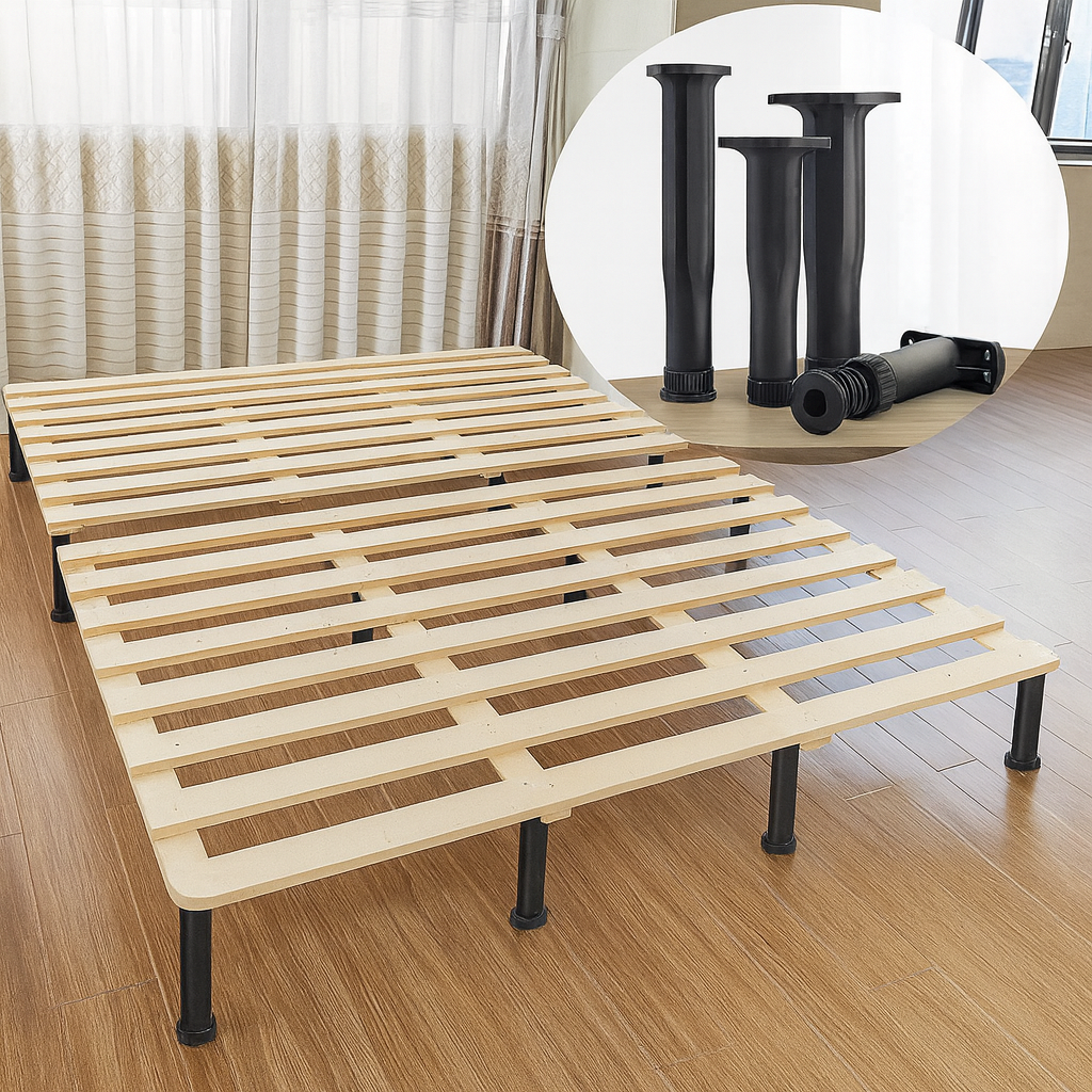 Patas Ajustables de Alta Resistencia (21-38cm) – Gira y nivela en segundos