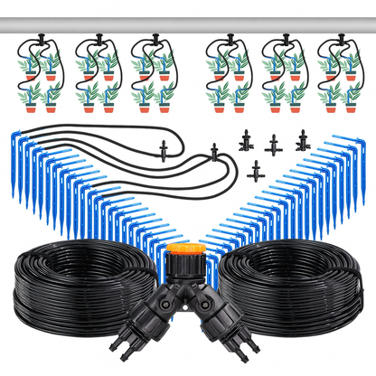 Sistema de Riego por Goteo Automático 4 en 1 – Descuento del 70%