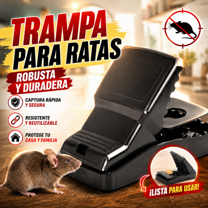 Trampa de Presión para Ratones – Trampa Robusta y de Alta Resistencia