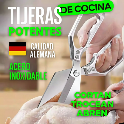 70% DE DESCUENTO | 🇪🇸 Tijeras grandes con hoja en forma de diamante, hechas de acero inoxidable macizo importado de Alemania