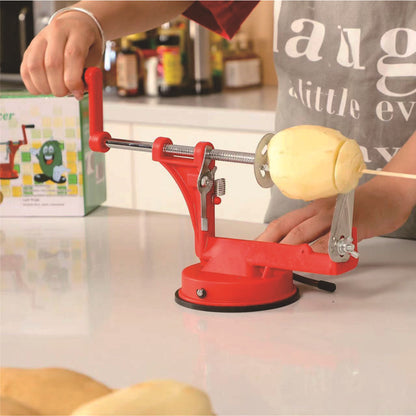 🇪🇸 Máquina de acero alemana 3 en 1 para cortar verduras en espiral - pelar - descorazona