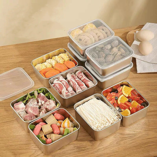 Mini bandeja de acero inoxidable estilo japonés (13,5*10,5*6 cm)